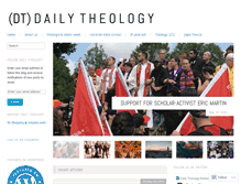 Tablet Screenshot of dailytheology.org